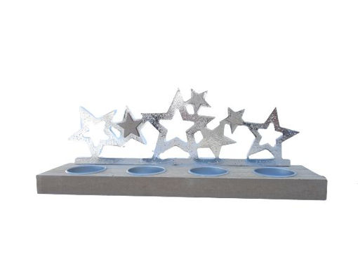 Picture of STARS AND CANDLE HOLDER